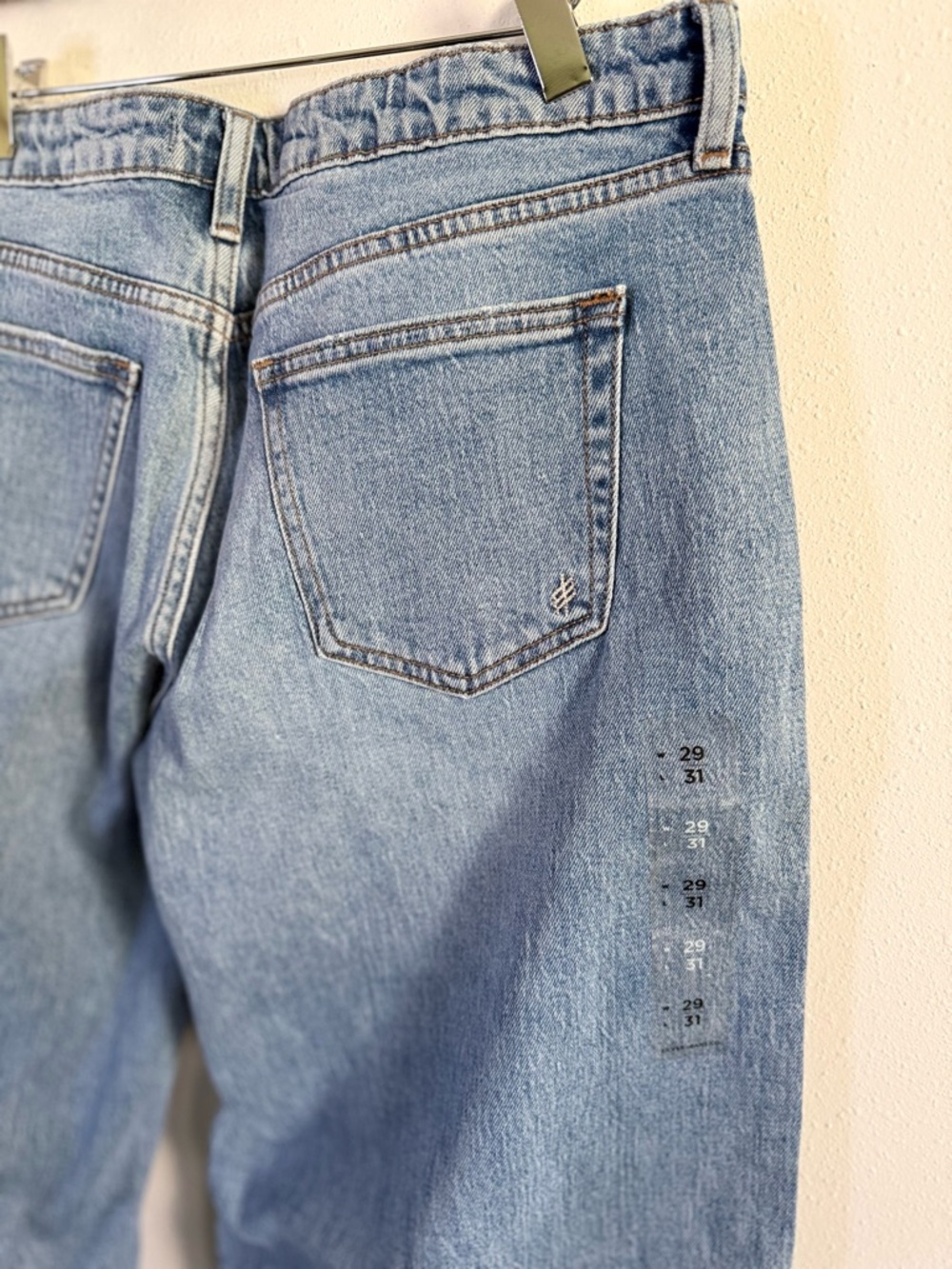 NWT Silver Jeans Co Skater Low Rise Wide Leg Jeans Light Wash W29 L31 - Picture 4 of 6